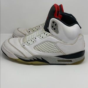 Air Jordan 5 White Cement Size 10 Used No Box